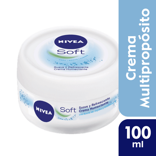 Crema Hidratante Intensiva Nivea Soft Cara Cuerpo Manos 100ml