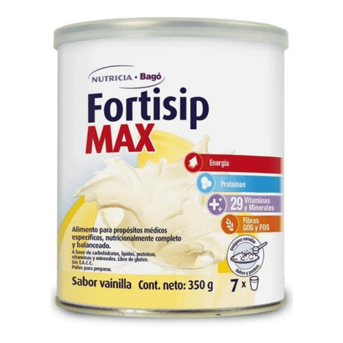 Suplemento Nutricional en Lata Fortisip Max Vainilla 350 g