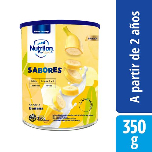 Leche Infantil Nutrilon Profutura Etapa 4 Sabores Banana 350 g