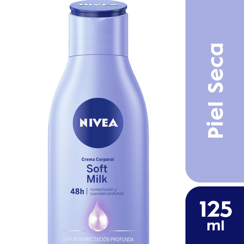 Crema Corporal Nivea Soft Milk Piel Seca 125ml Botella