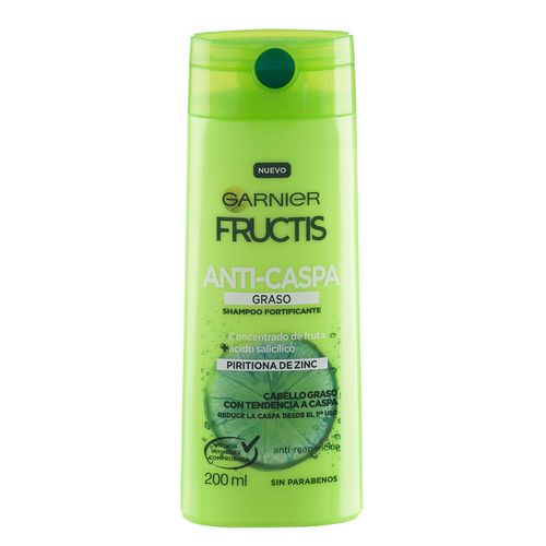 Shampoo Graso Anti-Caspa Fructis Garnier 200ml
