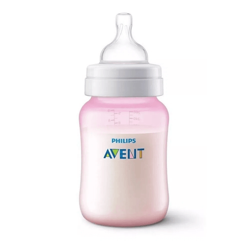 Mamadera Anticolic Avent Rosa 260ml