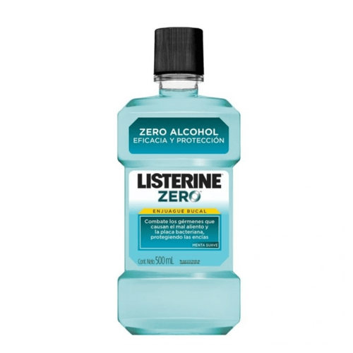Enjuague Bucal Listerine Zero Menta Suave 500ml