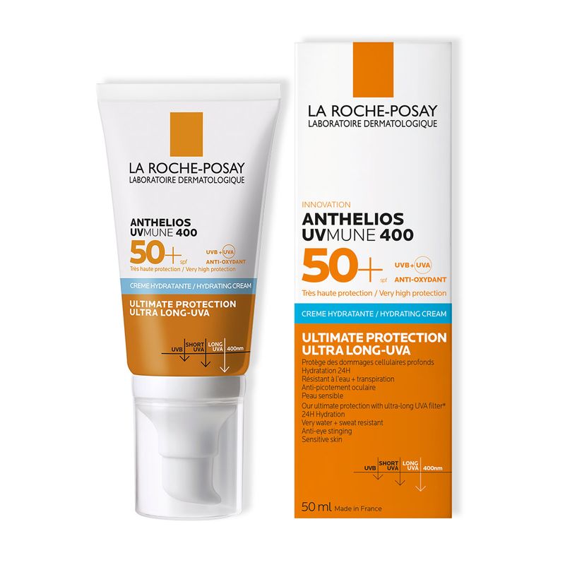 Protector Solar La Roche Posay Anthelios UV mune 400 crema color FPS50 x50ml