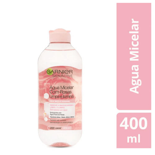 Agua Micelar Garnier Skin Active con Rosas 400 ml