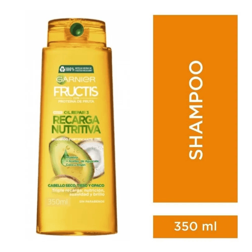 Shampoo Fructis Recarga Nutritiva 350 ml