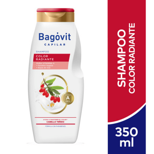 Shampoo Capilar Bagovit Color Radiante 350 ml