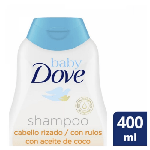 Shampoo Dove Baby Humectación Enriquecida Cabello Rizado 400 ml