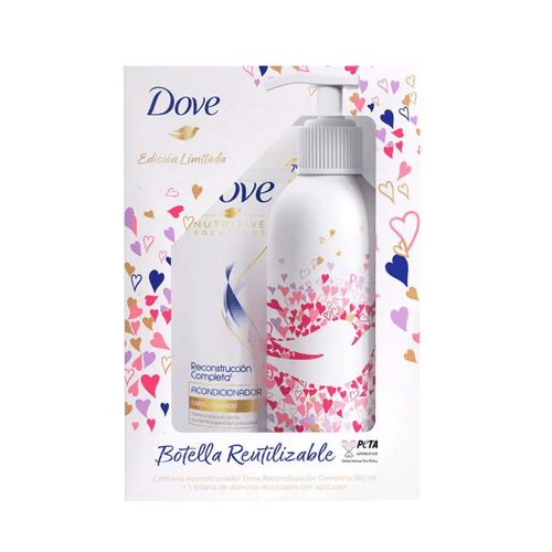 Acondicionador Dove Doypack Reconstrucción Completa 180 ml + Botella