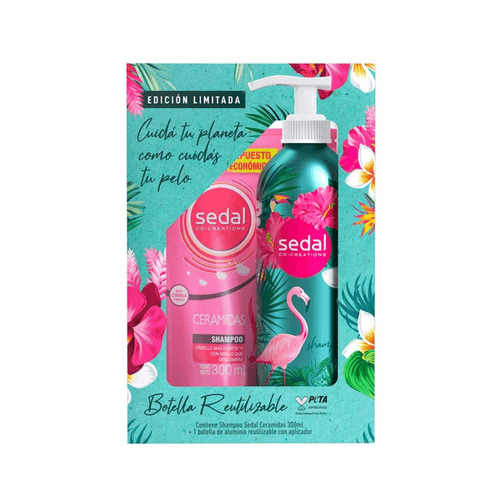 Shampoo Sedal Doypack Ceramidas 180 ml + Botella