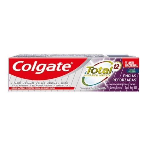 Crema Dental Colgate Total 12 Encías Reforzadas 30 g