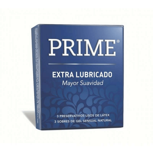 Preservativos Prime Extra Lubricado 3 unidades