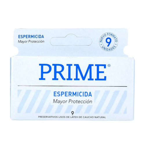 Preservativos Prime Espermicida 12 unidades