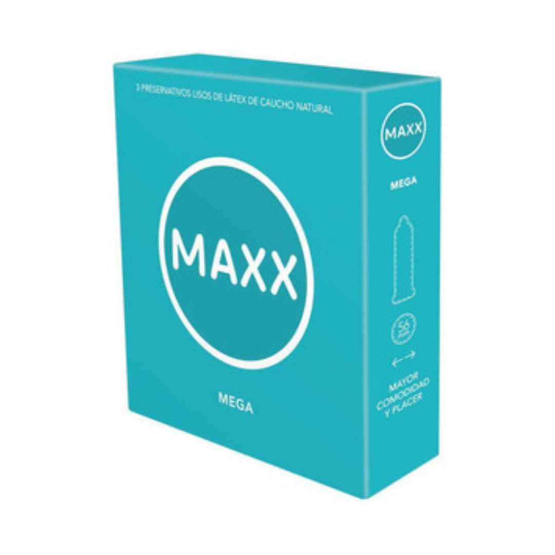 Preservativos Maxx Mega 3 Unidades 8336