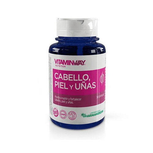 Tratamiento Vitaminway Cabello, Piel y Uñas 30 Cápsulas