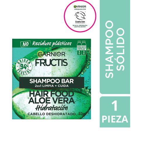 Shampoo sólido Hair Food Aloe 60 gr