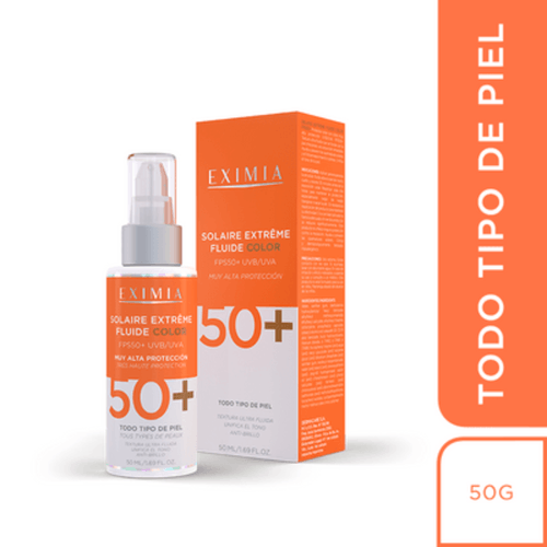 Protector Solar Eximia Extreme Fluide con Color FPS 50 50 g