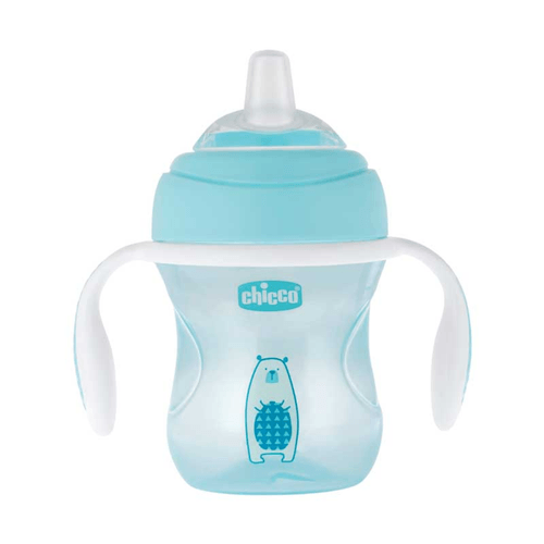 Vaso para Bebé Chicco Transition Cup 4M+ Celeste