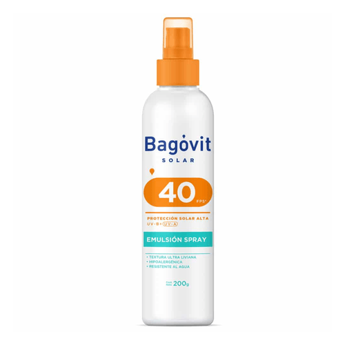 Protector Solar Bagovit en Spray FPS40 200 g