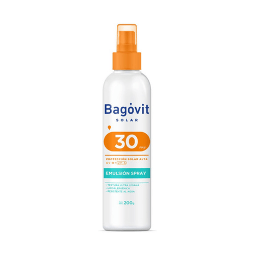 Protector Solar Bagovit FPS30 Emulsión en Spray 200 g