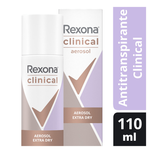 Desodroante antitranspirante Rexona Clinical Extra Dry 110ml