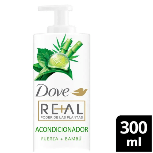 Acondicionador Dove Real Poder de las Plantas Fuerza Bambú 300 ml