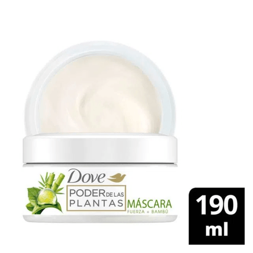 Máscara de Tratamiento Dove Real Poder de las Plantas Fuerza Bambú 190 ml