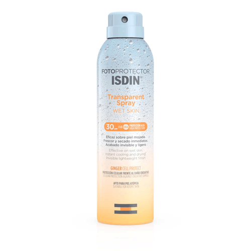 Protector Solar Isdin Spray Transparente Wet Skin SPF50 250 ml