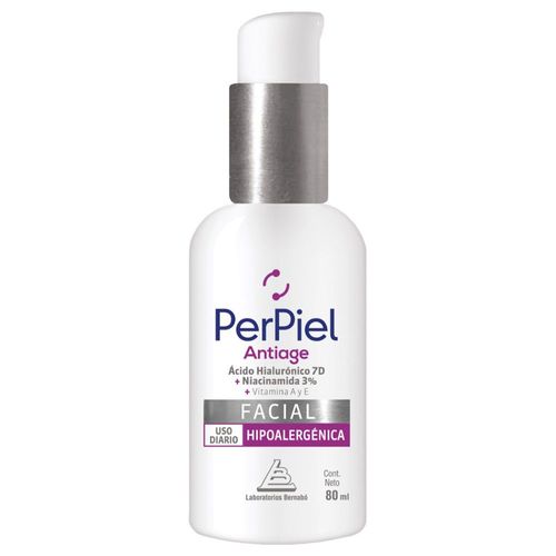 Perpiel Emulsión Antiage Facial Antiarrugas Antiedad Hidrata Tipo De Piel Sensible 80ml