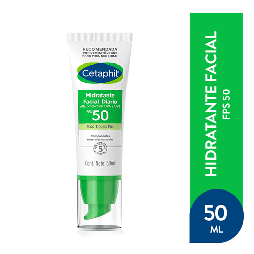 Cetaphil Hidratante facial diario FPS 50 50ml