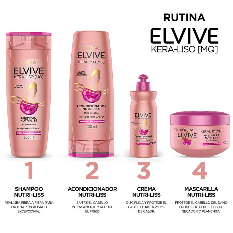 Crema para Peinar L'Oréal Paris Elvive Dream Long Liss 300ml