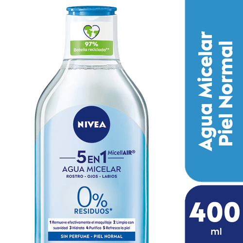 Agua Micelar Nivea Piel Normal x400ml