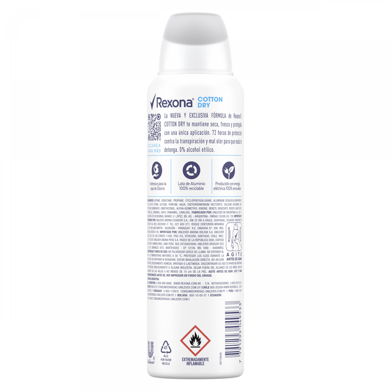 Comprar Desodorante Rexona Clinical Dama Expert Classic Aerosol 3 Pack -  150ml