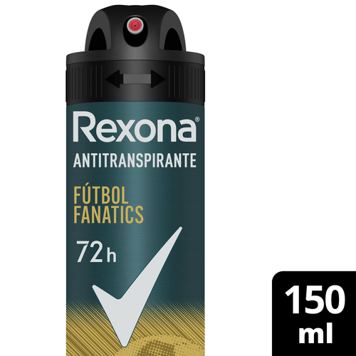 Antitranspirante Rexona men fútbol fanáticos 150ml
