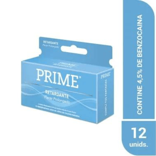 Preservativos Prime Retardante 12 unidades