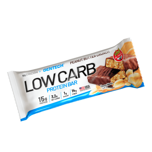 Gentech Barra Proteica Low Carb Peanut Butter x10u.