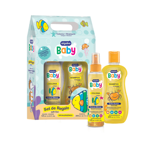 Algabo Baby Set Colonia Dulce 125ml + Shampoo 200ml