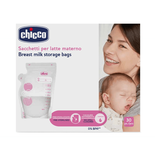 Chicco Bolsas de Almacenamiento de Leche Materna x30u.