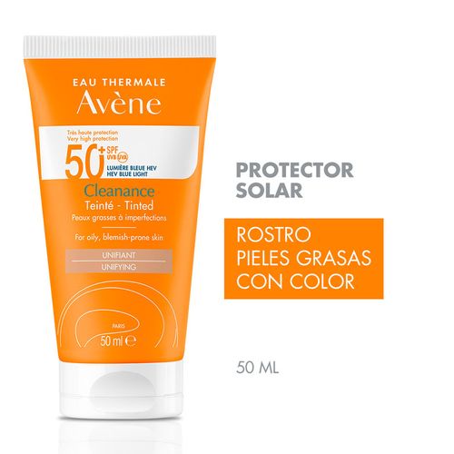 Avene Protector Solar Cleanance con Color SPF50+ Triasorb 50ml