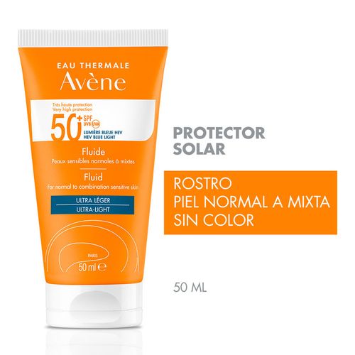 Avene Protector Solar Fluido SPF50+ Triasorb 50ml