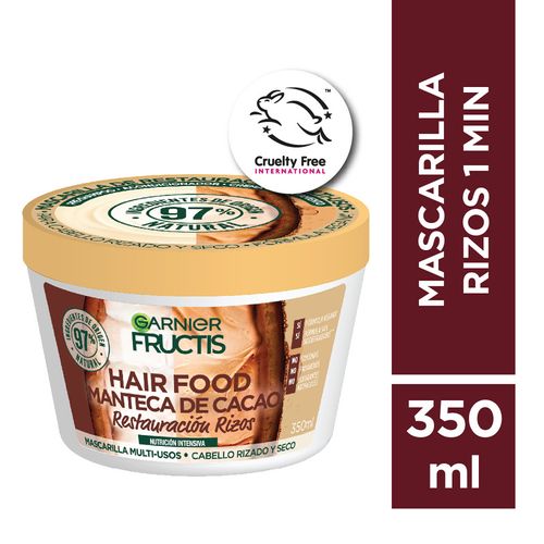 Máscara de Tratamiento Fructis Hair Food Manteca de Cacao 350ml