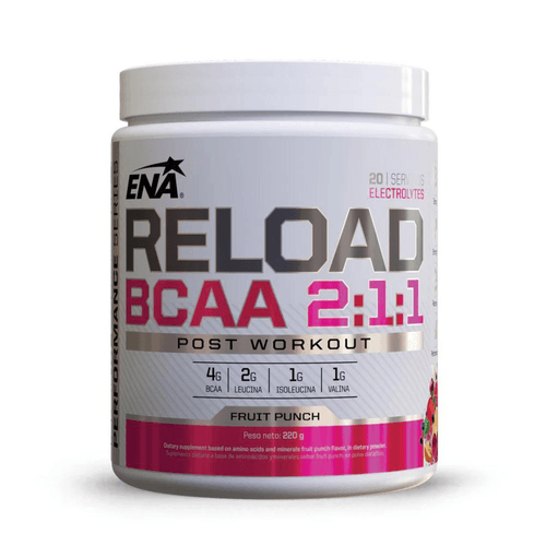 Suplemento Deportivo Ena Reload Sabor Fruit Punch 220 G