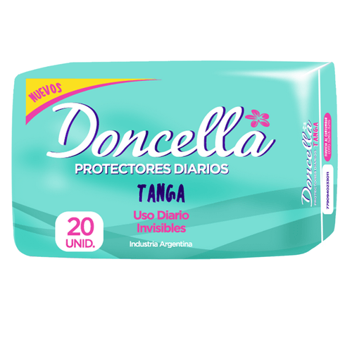Doncella Protector Diario Pocket Tanga con Alas sin Deo x20u