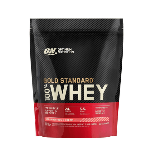 Optimum Nutrition 100% Whey Protein Gold Strawberry Cream 680g