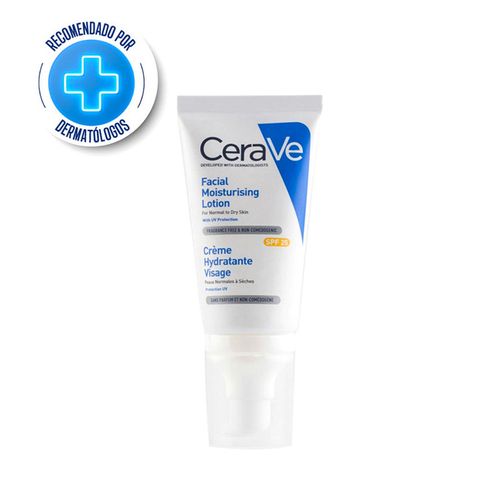 CeraVe Loción Hidratante SPF 30 Rostro Piel Normal a Seca 52ml