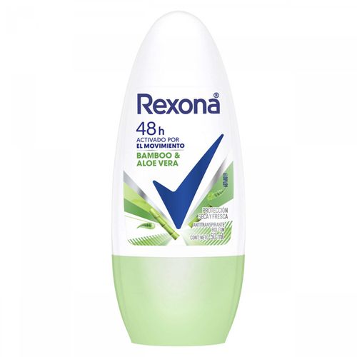 Antitranspirante Mujer Bamboo & Aloe Vera Rollon x50ml Rexona