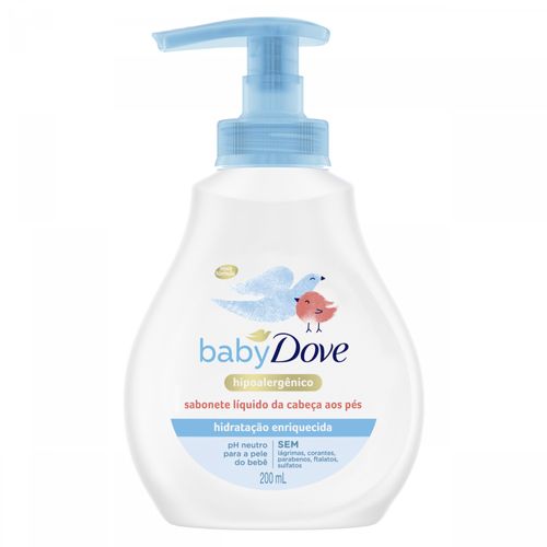 Jabón Liquido Dove Baby Humectación Enriquecida 200ml