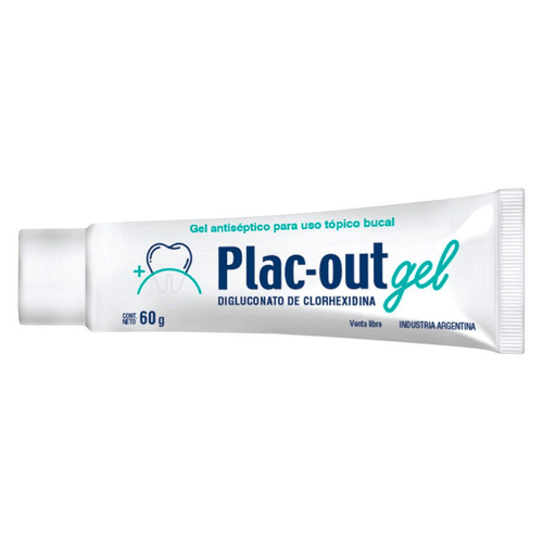 Plac Out Gel Antiséptico Para Uso Tópico Bucal x60g