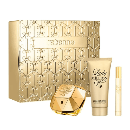 Paco Rabanne Lady Million Fem EDP 80ml + Body Lotion + EDP 10ml